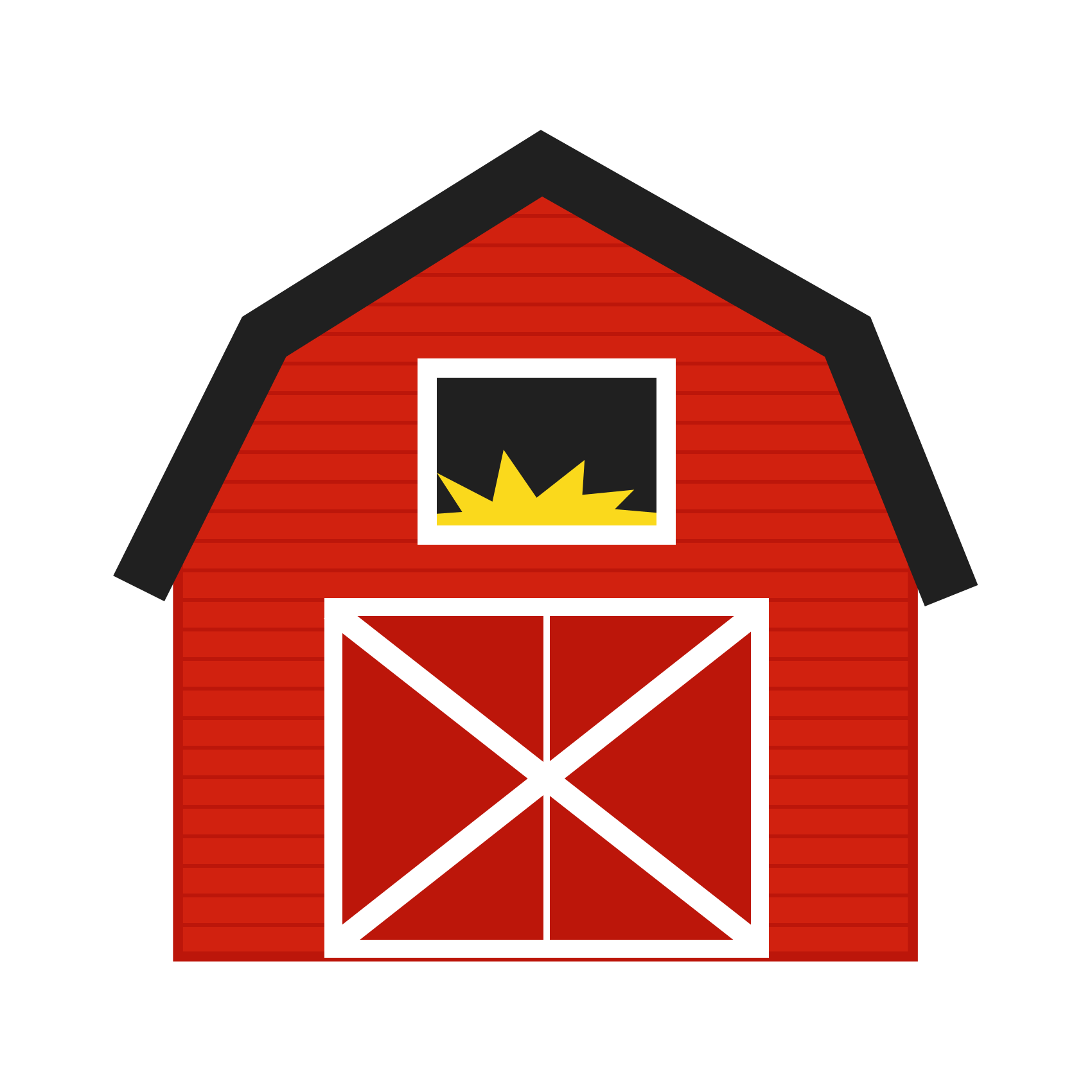 Red Barn Clipart