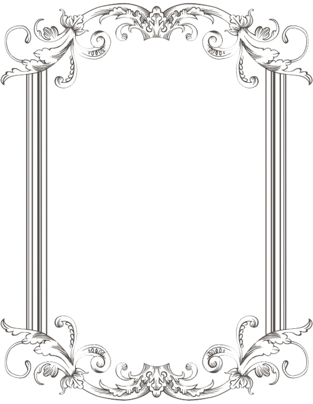 Vintage Border Clip Art Clipart Best