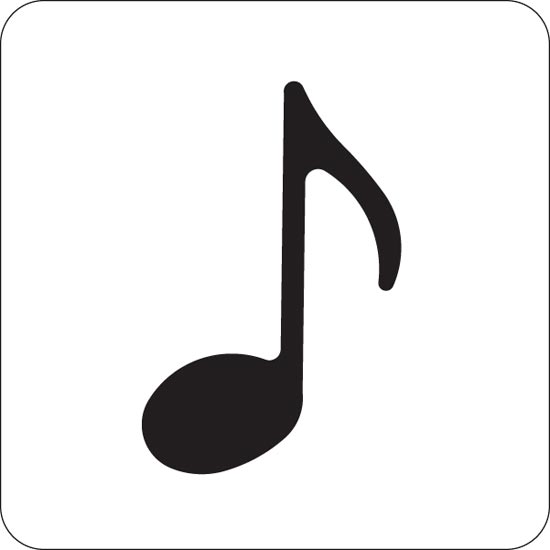 Music Note Outline