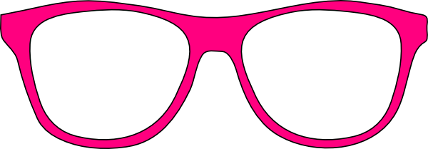 Pink Glasses Clip Art - vector clip art online ...