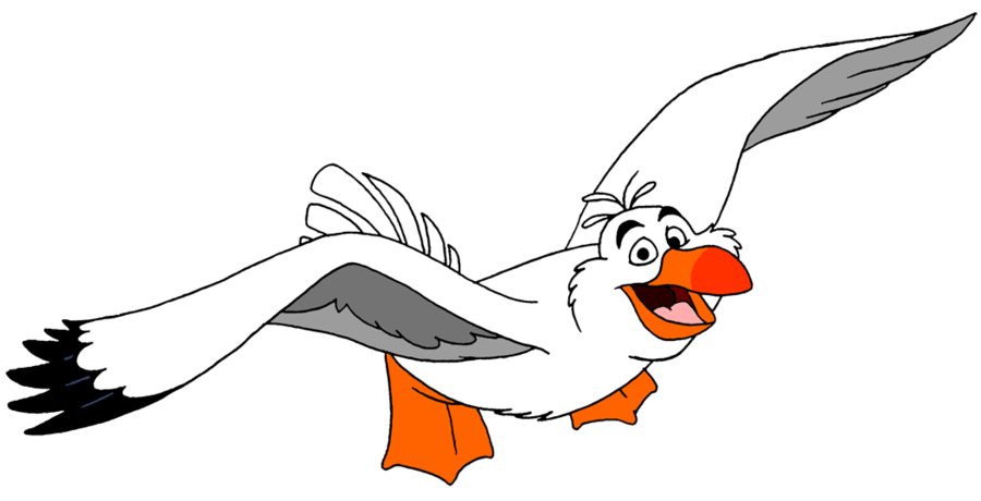 free clip art seagull cartoon - photo #10
