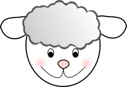 Sheep clip art / Cow clip art