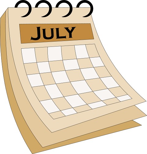 July Calendar Clip Art | homeasnika.