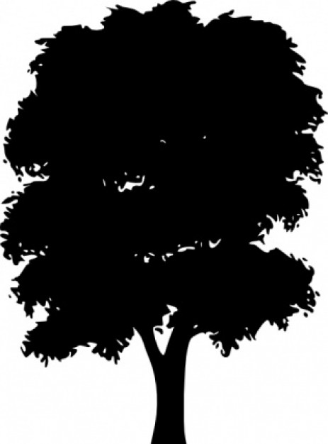 Tree Silhouette clip art | Download free Vector