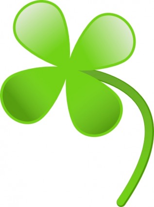 Four Leaves Clover clip art Vector clip art - Free vector for free ...