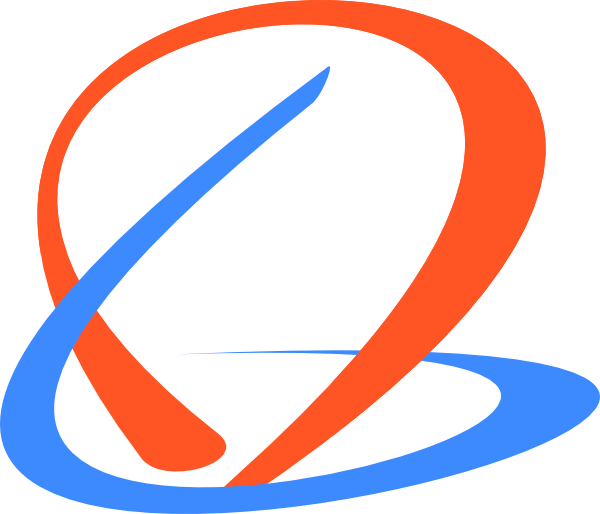 Swirly Logo clip art Free Vector