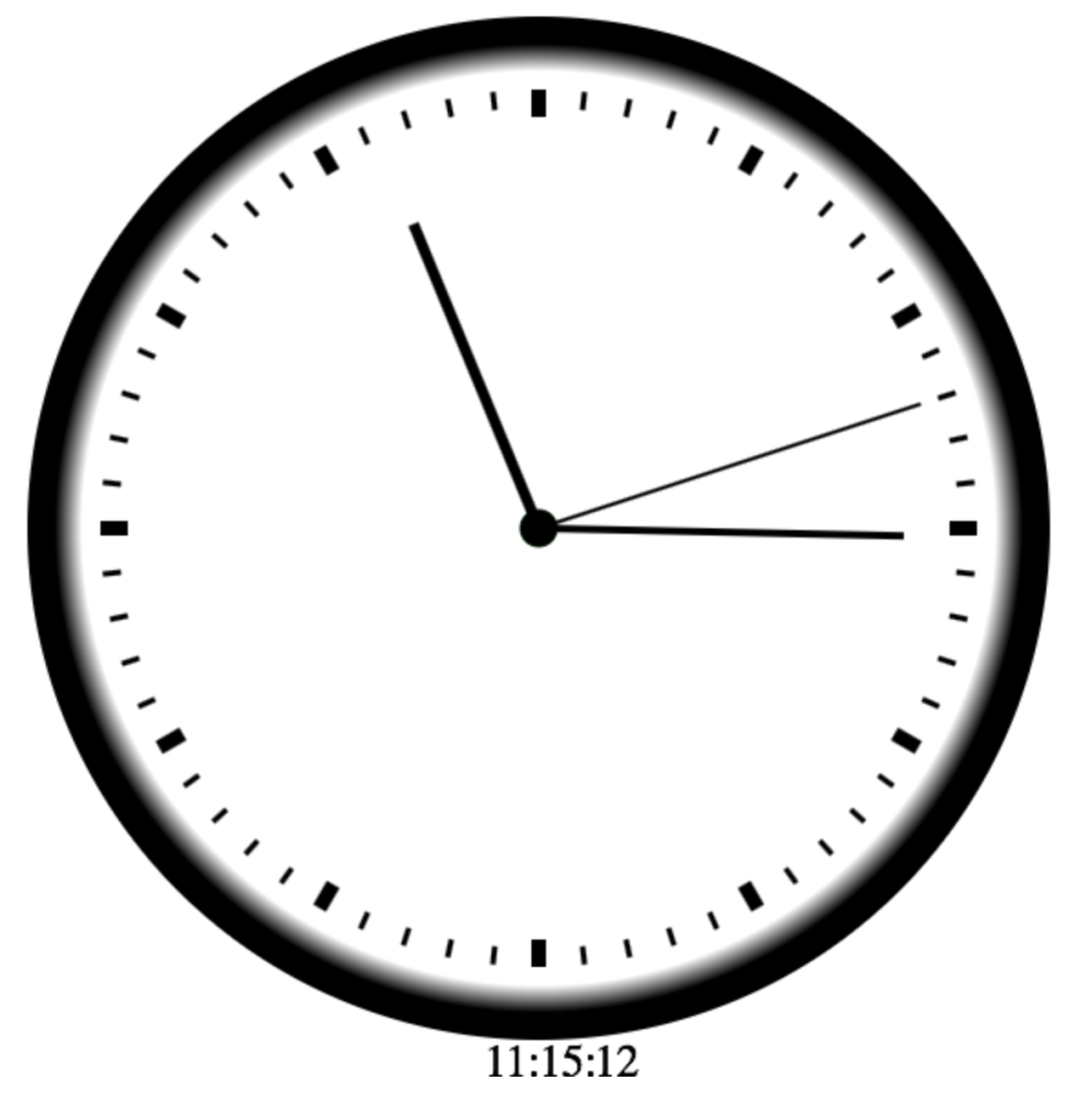 HTML5 Canvas Analog Clock | Knowledge Stack
