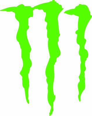 green monster energy logo Colouring Pages