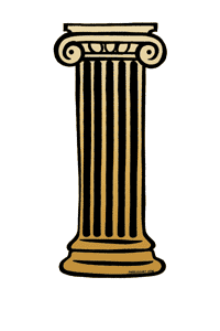 Greek pillar clip art