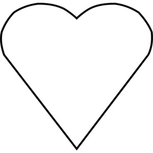 Shapes Printable Worksheet: Heart Shape Cutouts - Polyvore