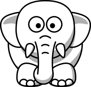 Indian Elephant Drawing Outline - Free Clipart Images