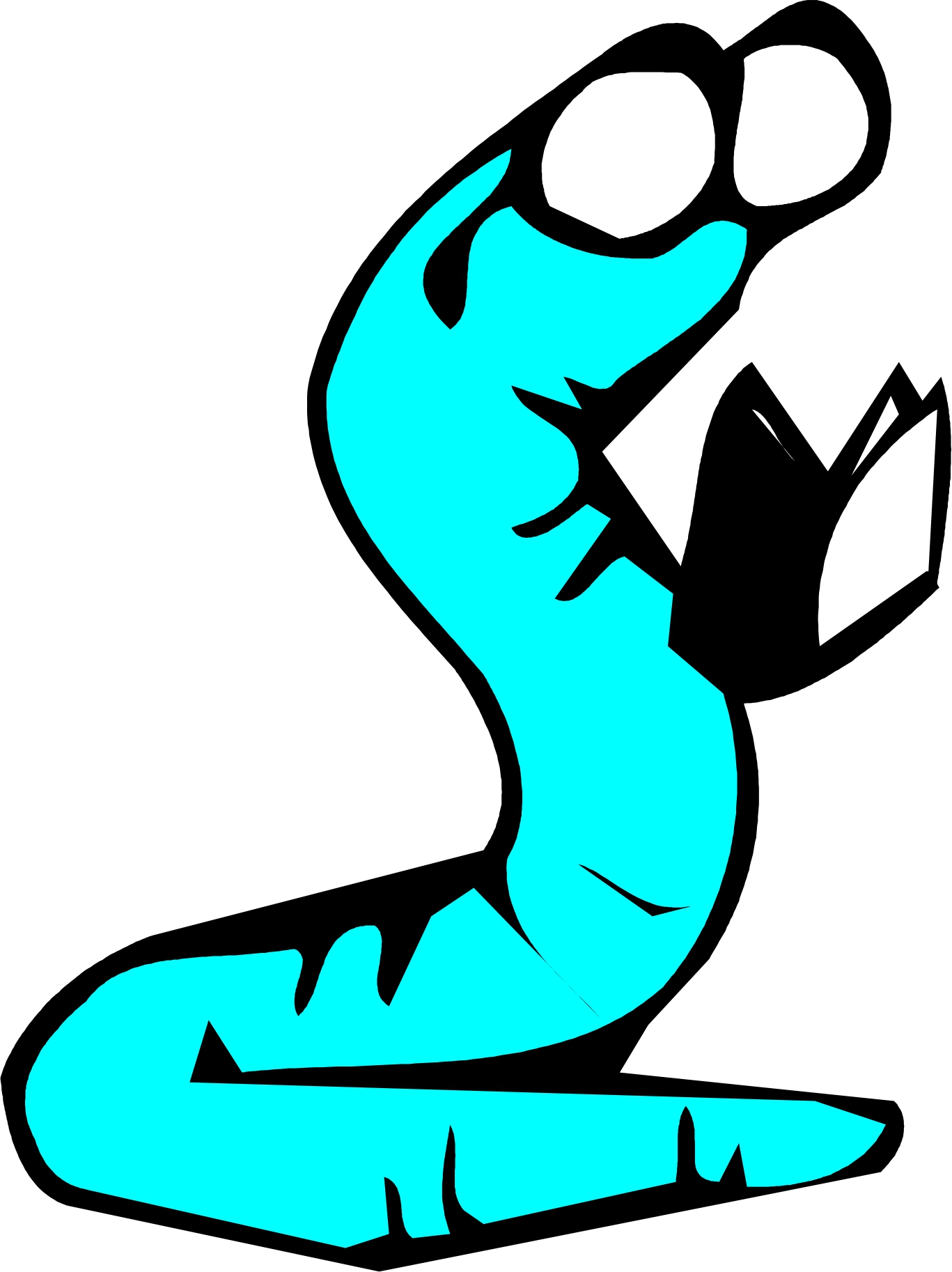 free book worm clipart - photo #34