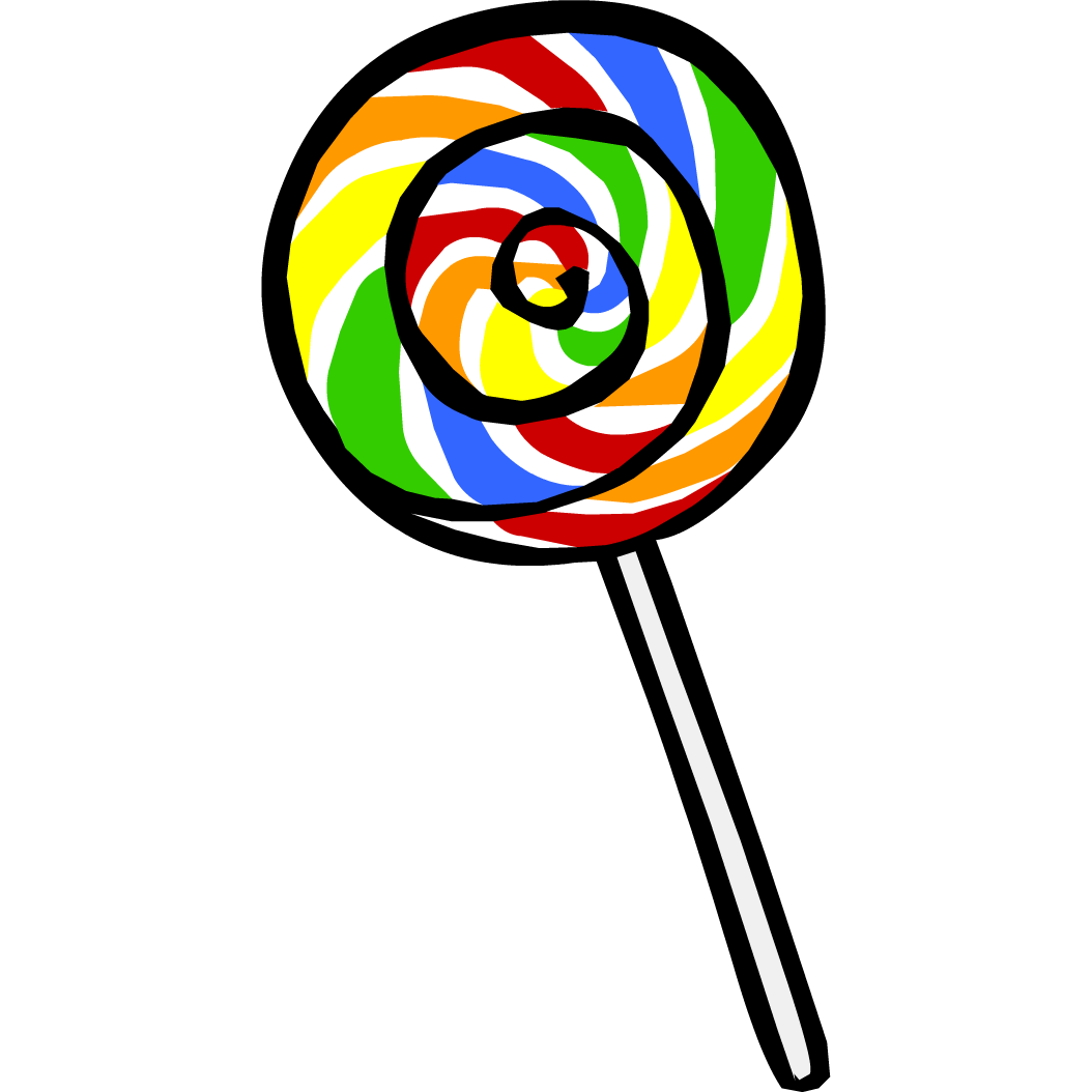 rainbow lollipop clipart - photo #1
