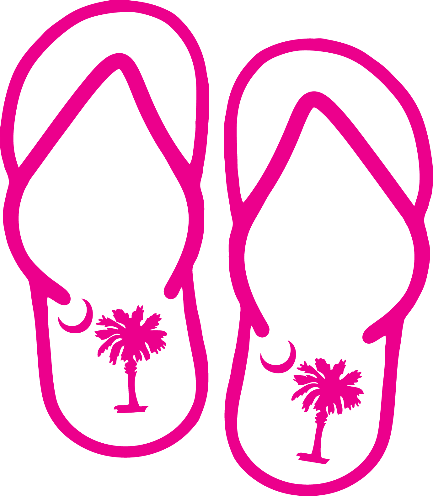 Beach Sandals Drawing - ClipArt Best