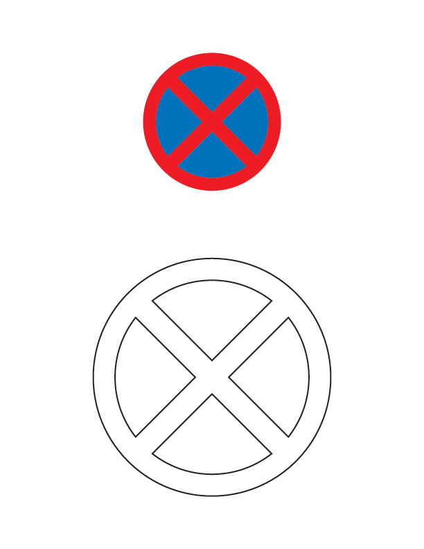 Do No Signs Coloring - ClipArt Best