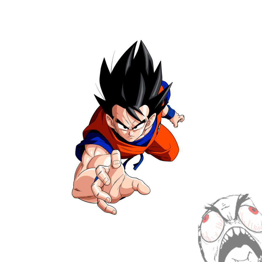 Goku Flying by Cornerscout on DeviantArt