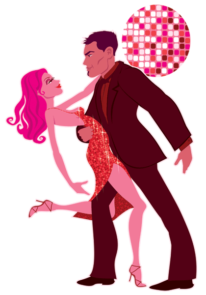 Salsa Dancing Couple Silhouette Clip Art | Gambar Rumah