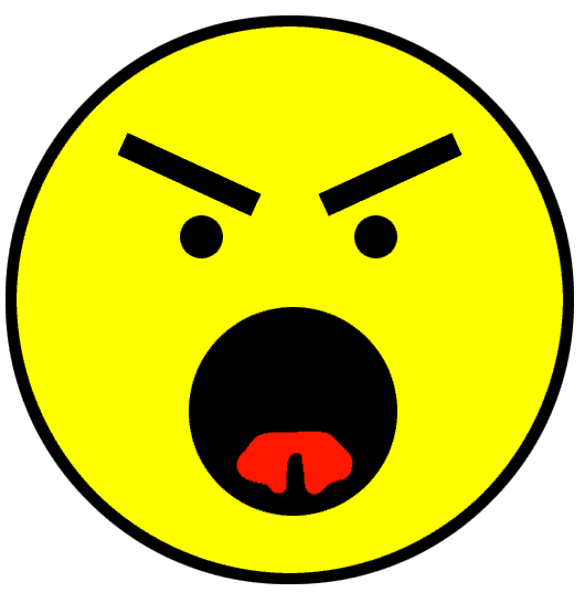 Angry Face Cartoon