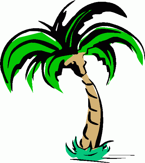 free clip art cartoon palm trees - photo #21