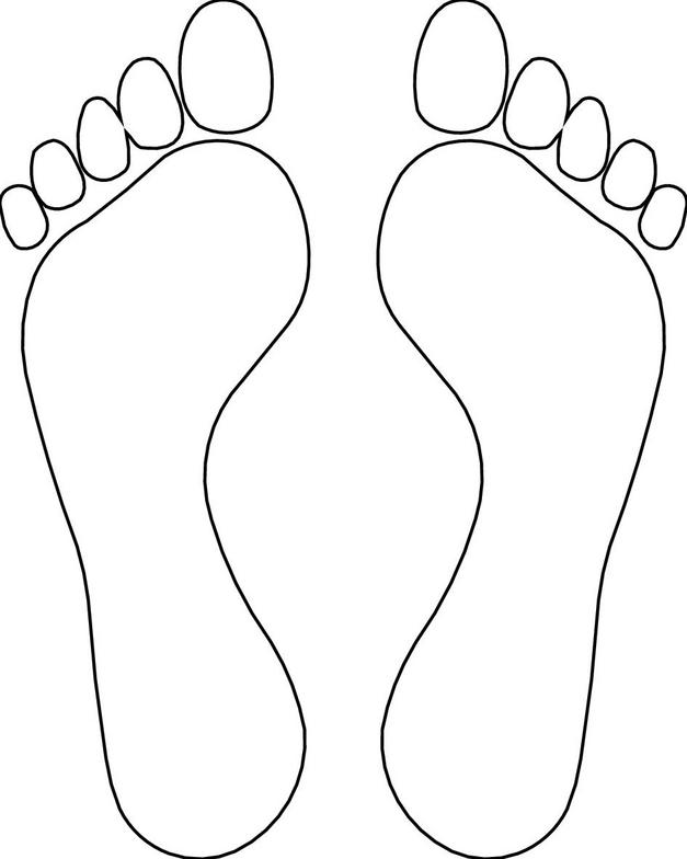 Printable Feet Template