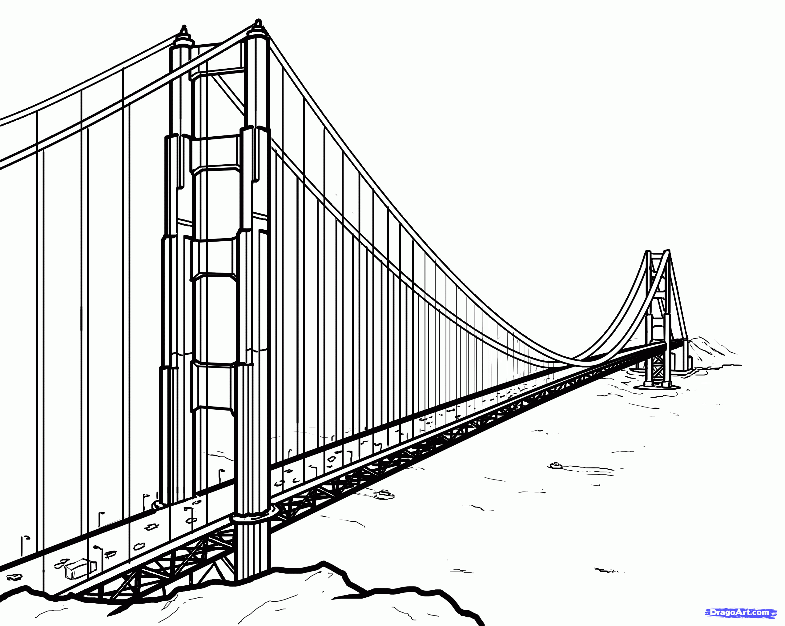 golden gate bridge clipart - photo #13