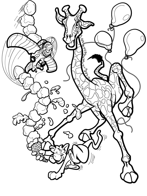 Giraffe coloring page - Animals Town - animals color sheet ...