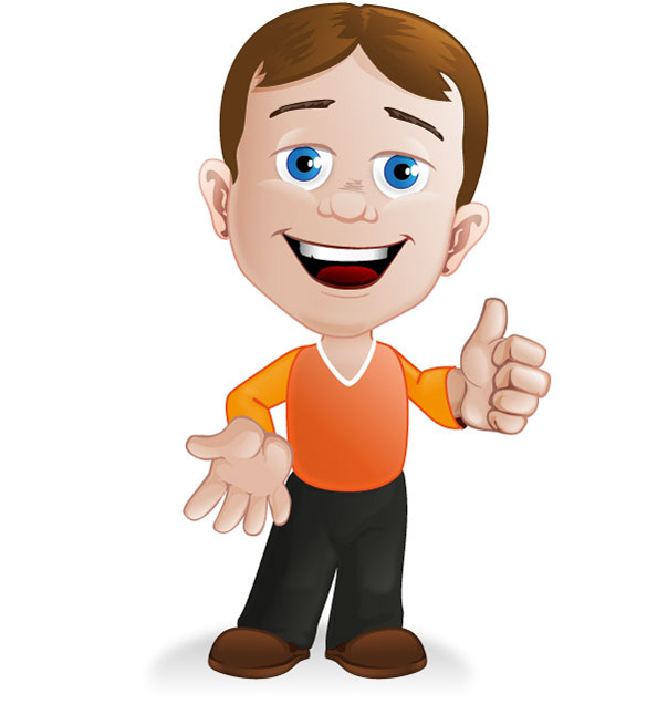 Boy Cartoon Character | Vector Characters