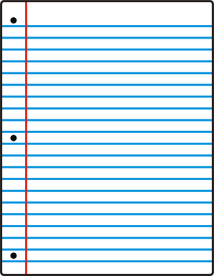 Free Printable Notebook Paper - ClipArt Best
