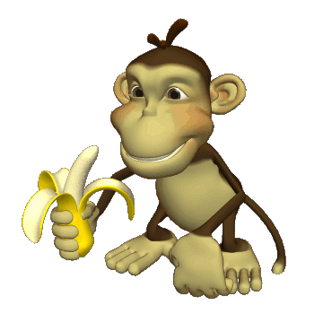 A Picture Of A Monkey Eating A Banana - ClipArt Best