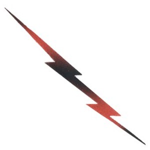 Lightning Bolt - Stencil by Dinair - Fantasy - Stencils