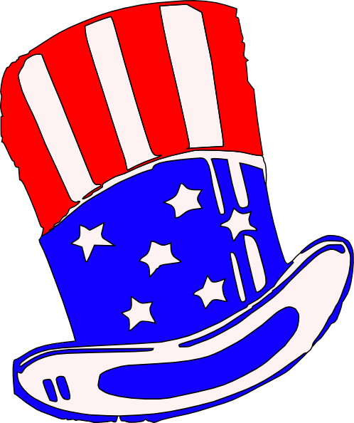 Uncle Sams Hat Clothing Clip Art - vector clip art ...
