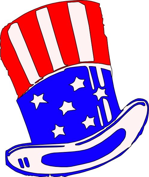 435 views Uncle Sams Hat Clothing Clip Art - vector clip art ...