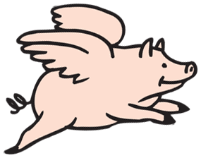 Flying Pig Clip Art - ClipArt Best