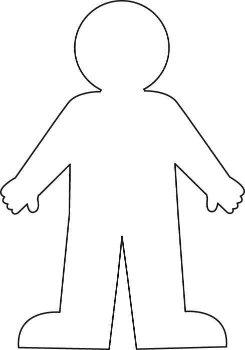 Man Body Outline Stock Vector Leopolis - Quoteko ...