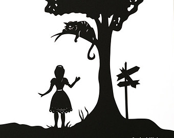 Peter Pan and Wendy Darling Disney Silhouettes by italsma