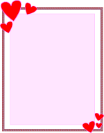 615 views Valentine Clip Art and Romantic Graphics: Heart Frame Border Printable