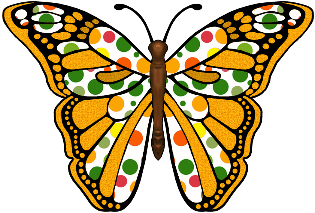 free yellow butterfly clip art - photo #9
