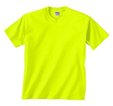 Amazon.com: Safety Green T-Shirt - in your choice of sizes ...