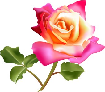 Clipart of flowers roses - ClipartFox