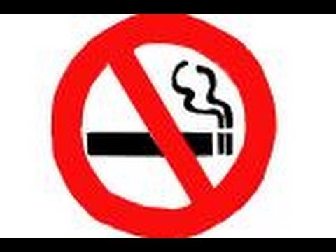 How to draw a No Smoking Sign - YouTube
