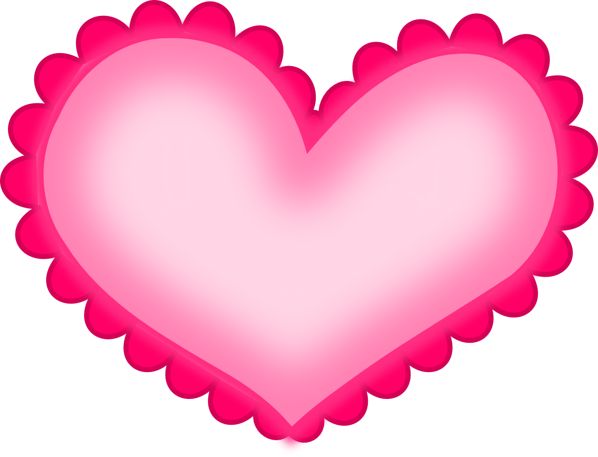 Pink Valentine Hearts Clip Art Free Clip Art Valentines Vector ...