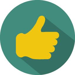 Thumbs up Icon | Mono Business 2 Iconset | Custom Icon Design