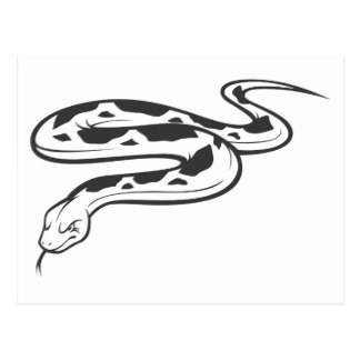 Cartoon Python Postcards, Cartoon Python Post Card Templates