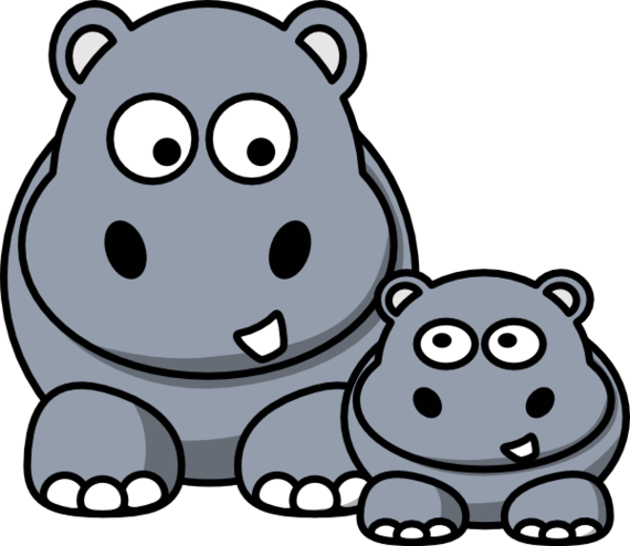 Clip Art Hippopotamus Clipart - Free to use Clip Art Resource