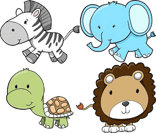 Baby Zoo Animals Clipart