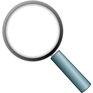 Magnifying glasses clipart