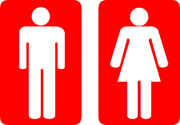 Toilet Signs - vector Clip Art