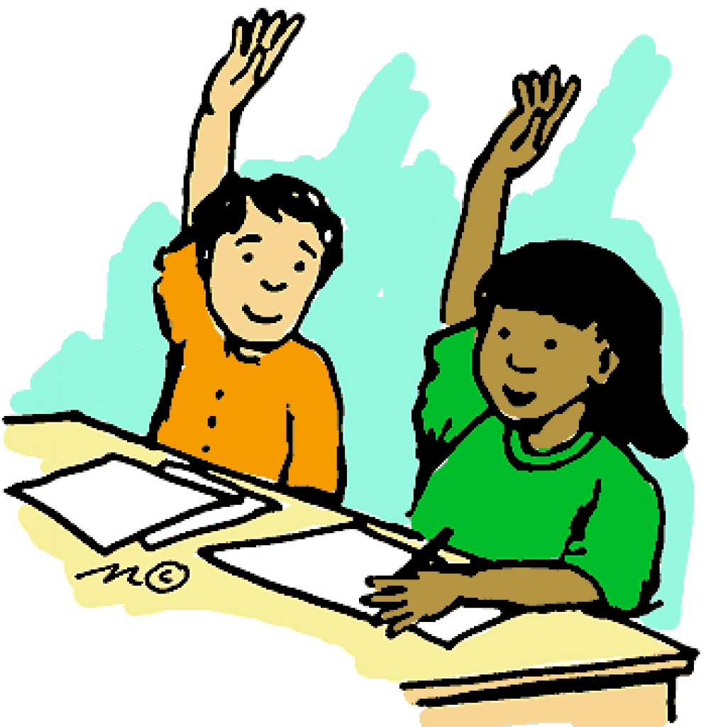 Clipart raise your hand