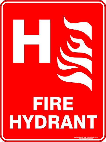 Buy WSA0026 Fire Hydrant Sign (Red) @ Best Prices-Industrybuying