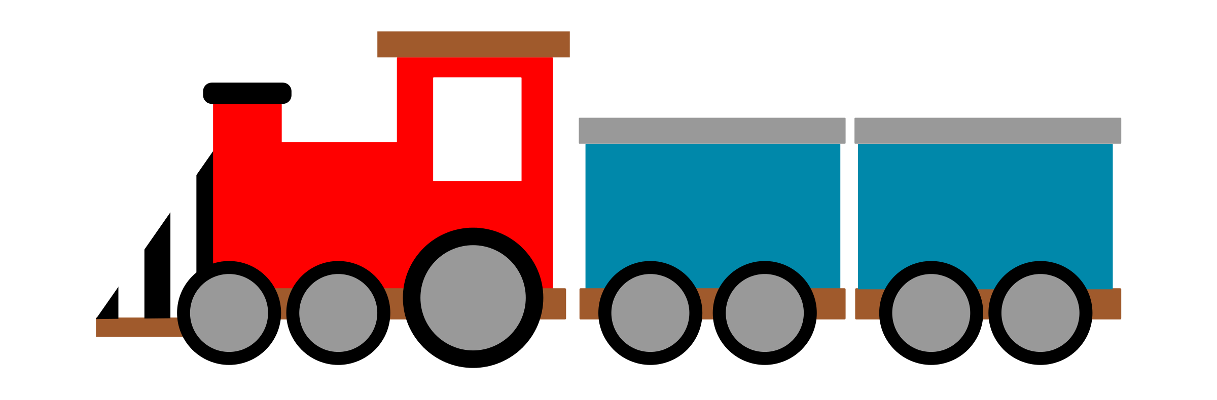 Cartoon train clipart